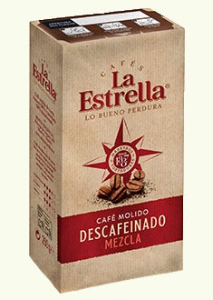LA ESTRELLA MOLIDO DESCAFEINADO MEZCLA