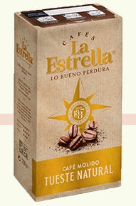 LA ESTRELLA Café descafeinado molido mezcla 250g