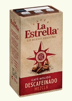LA ESTRELLA MOLIDO DESCAFEINADO MEZCLA